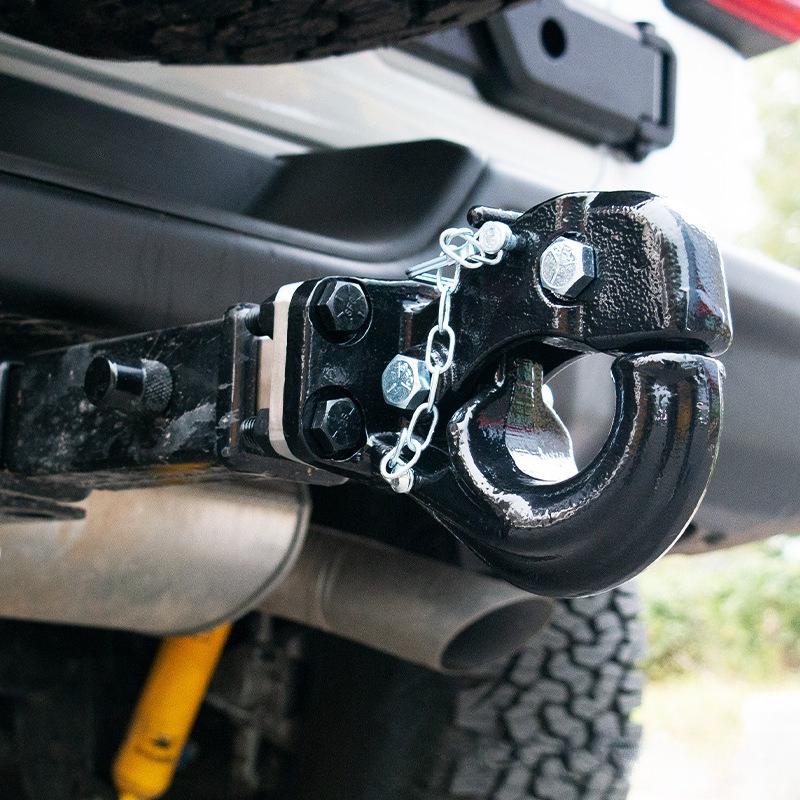 For Heavy Duty 15Ton Forged Tow Hook for Off Road SUV Jeep Wrangler Trailer Hitch Receiver Mounting Recovery AntiCollision Guard