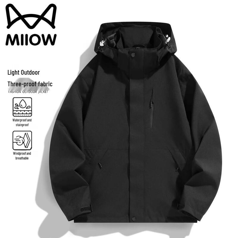 

Miiow Men s Casual Waterproof Outdoor Jacket M