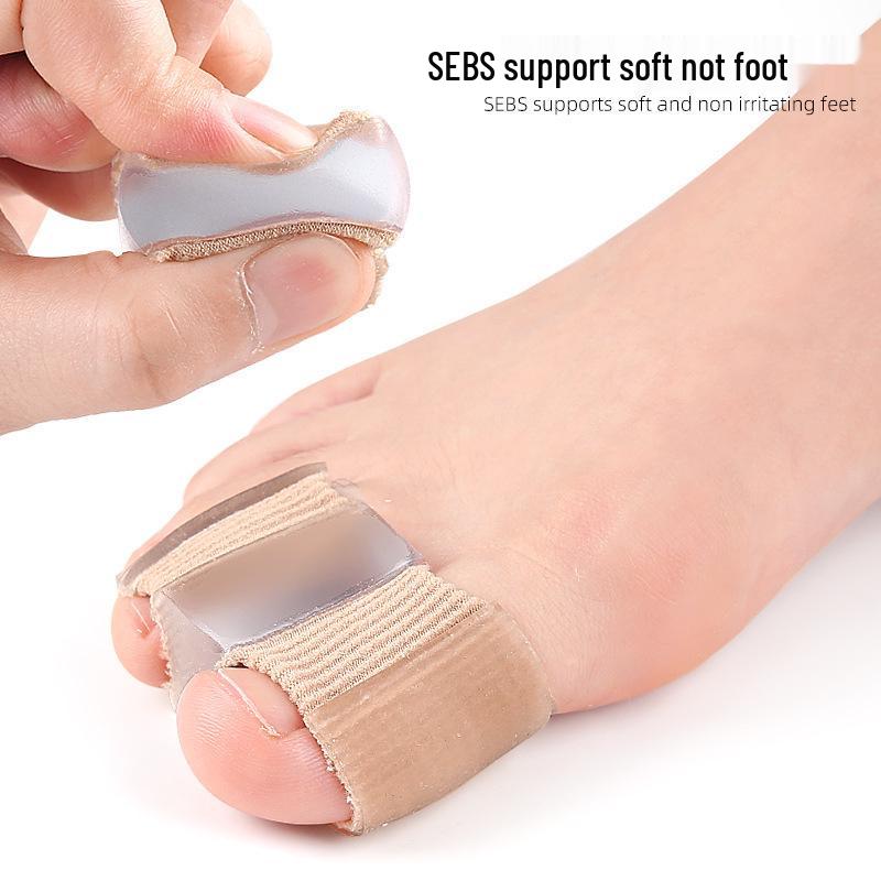 Double-Hole Toe Separator & Bunion Corrector Set | Soft Anti-Abrasion Toe Caps