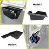 Rear Trunk Side Storage Box Organizer Tray Left Right for Jeep Wrangler JL 4-door 2018- Car Interior Accessories Black