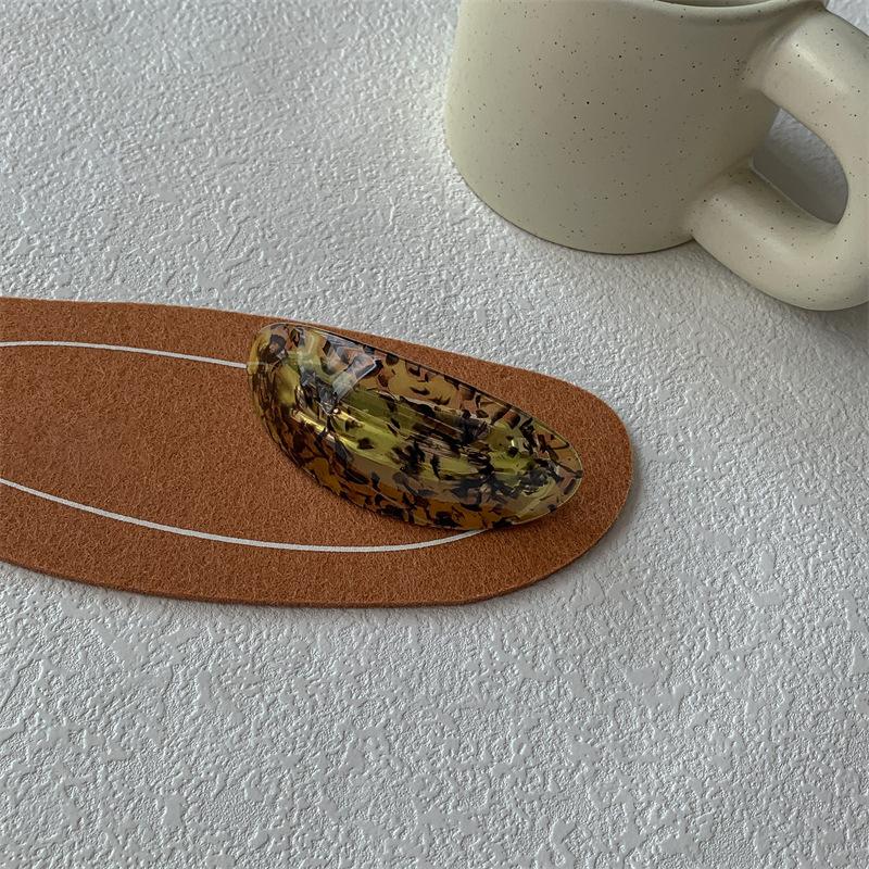 Retro Colorful Acetate Hair Clips Women Elegant Exquisite Barrettes Hair Accessories for Girls Ponytail Hairpins