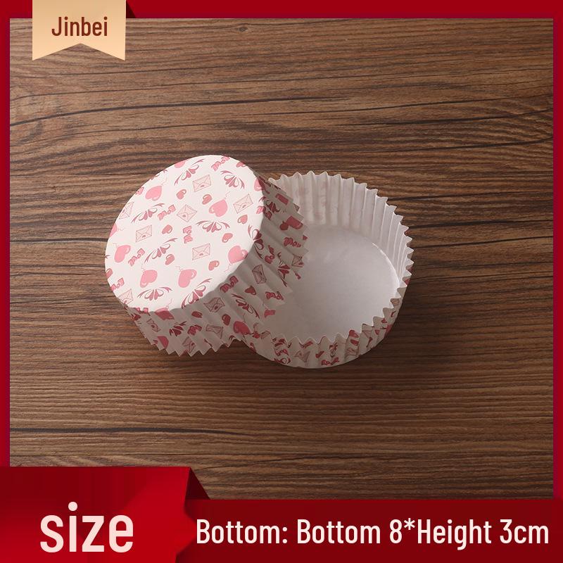 Heat-Resistant Laminated Baking Cups, Oil-Proof Cake & Bread Trays, Set of 200