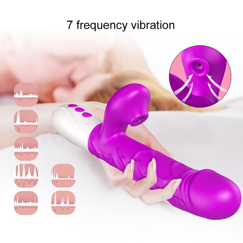Sucking Dildo Thrusting Vibrator with Female Masturbation Clit Sucker Clitoris Vacuum Stimulator Adult Goods Sex Toys for Women