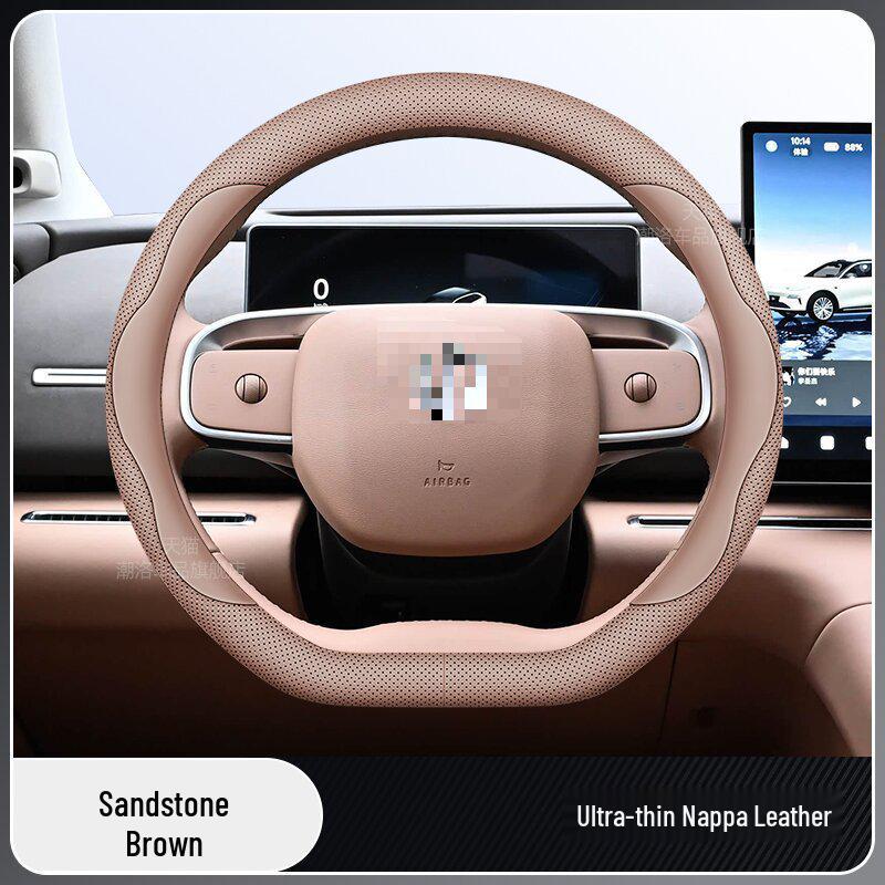 Vlastní potah volantu z pravé kůže pro modely Leapmotor B10/2026 v barvě Star Heng Purple