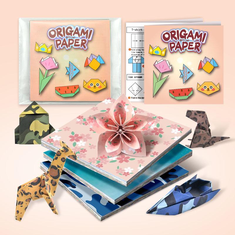 Hibiscus Angel 3D Origami Book for Kids: Full-Color DIY Craft Materials