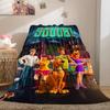 Halloween fantasy comedy adventure cartoon movie Scooby-Doo blanket soft home furnishing nap decoration four seasons warm Sherpa blanket U1