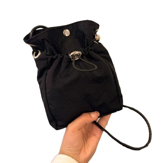 Женская Сумка через плечо Регулируемые плечевые ремни Легкая Портативная Сумка Путешествия Повседневная Спорт Держатель для телефона Уличный стиль чёрный