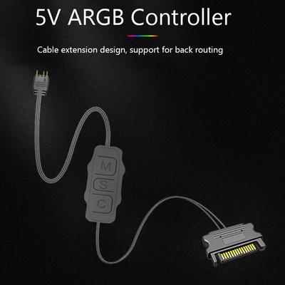 5V 3PIN ARGB Controller ARGB 5V 3PIN To SATA Interface Extension Cable Mini Adapter Controller