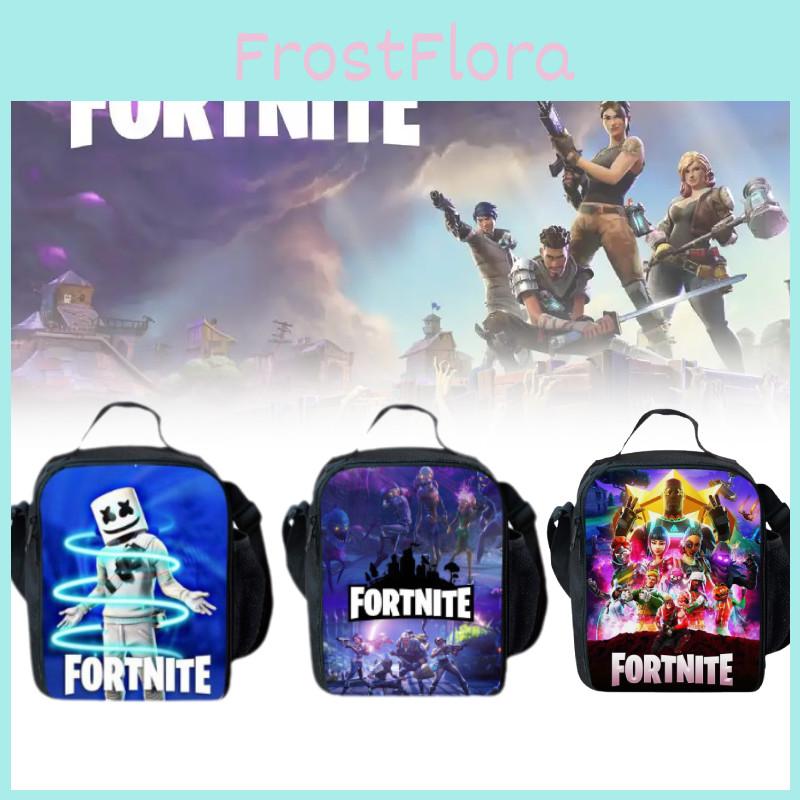 Insulated Game Cartoon Lunch Bag Snack Picnic Travel Lunchbox School