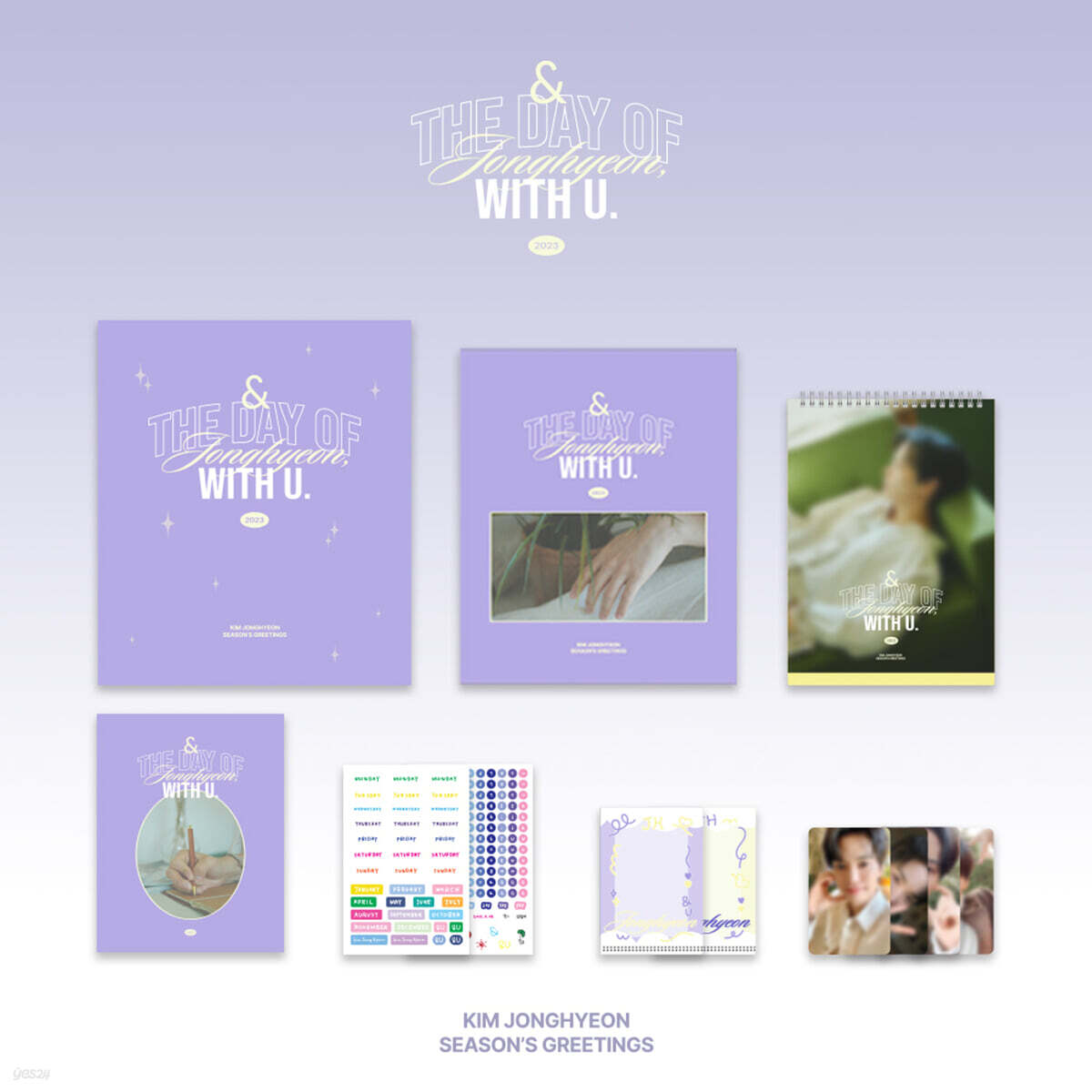 

Kimjonghyeon 2023 Season Greetings [& The Day Of Jonghyeon, With U]