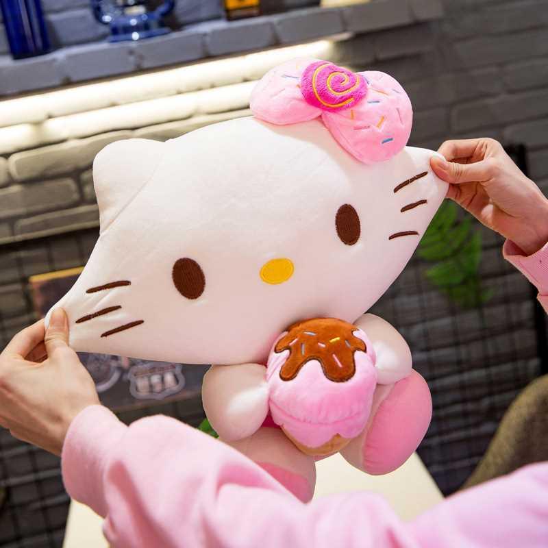 Pelúcia Fofa e Abraçável de Casquinha de Sorvete do Kt Cat Para Atacado