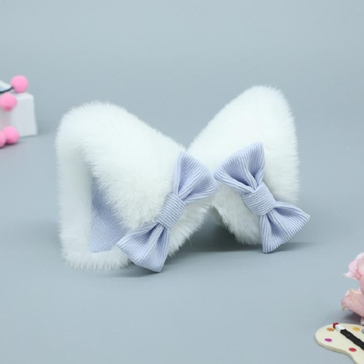 Handmade Cartoon Cosplay Costume Kitten Ears Halloween Party Role Play Hair Clip