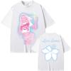 2026 Neues Zara Larsson "Sparkle Date" T-Shirt mit Rückenprint, Unisex Lässiges Baumwoll-Kurzarm-Rundhals-Musik-T-Shirt für Damen und Herren