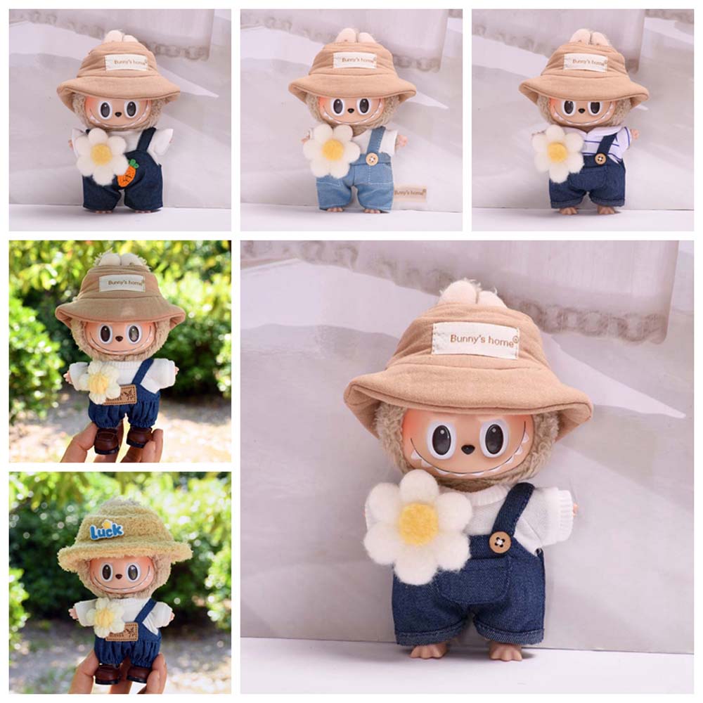 

Doll s Clothes 17cm Labubu Time Clothes Toy Accessories Plush Dolls Clothes Kids Girls Toys Style12
