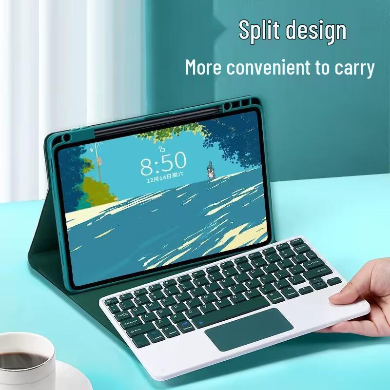 Compatible Bluetooth Keyboard Case for Honor Tablet X8a/X9 DNL-W09/Matepad SE 11 with Pen Slot