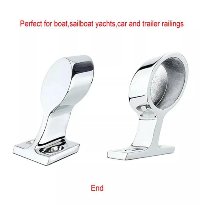 

25 мм 316 нержавеющая сталь лодочный поручень фитинг морской перила опорный кронштейн трубчатая стойка фурнитура яхтенные аксессуары 1 шт