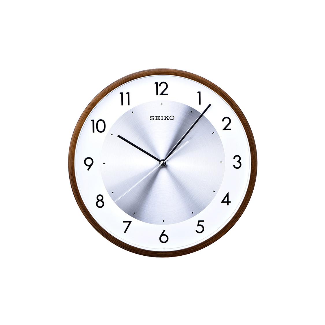 SEIKO Quartz Movement Polyester Plastic Shell Wall Clock Unisex White QXA615B QXA615B QXA615B 30CM