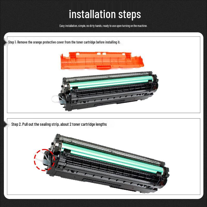 Compatible Toner Cartridge 4-Color Set for LANXUM GB3731cdn Printer