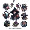 20pcs/pack Dark Witch PET Stickers Collage Vintage Scrapbooking Materials Decor Junk Journal DIY Sticker Stationery