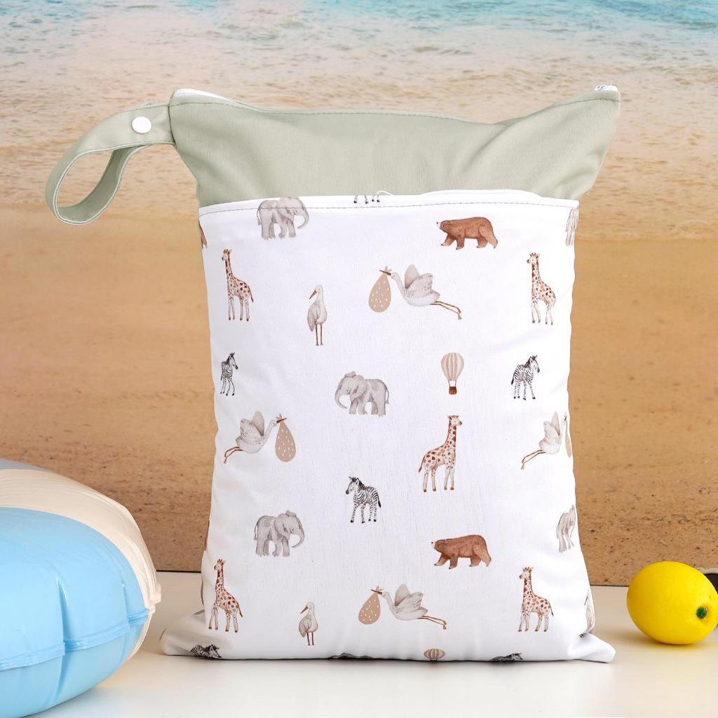 Children's Waterproof Swim & Beach Bag with Dry-Wet Separation and Toiletry Storage