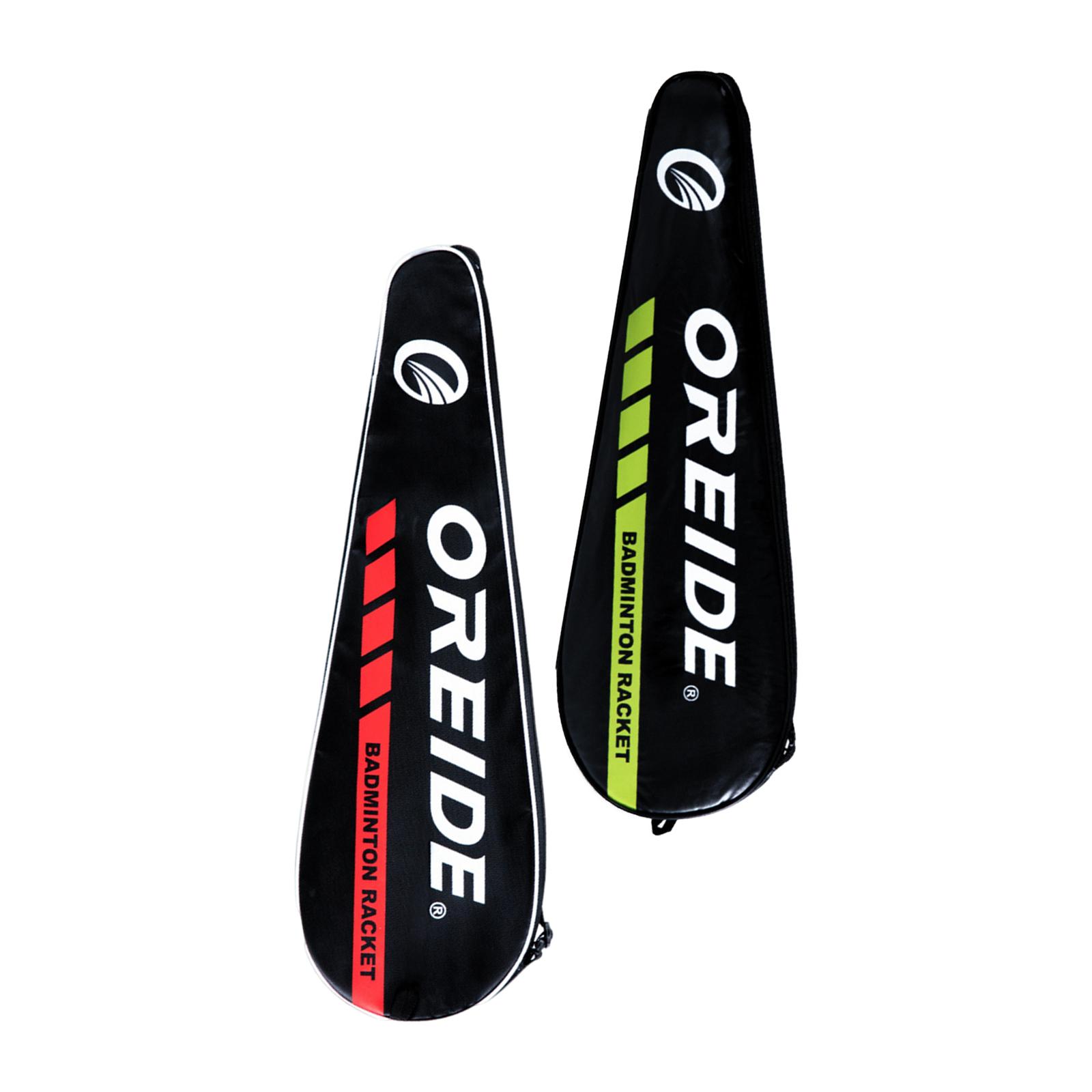 Premium Badminton Racket Storage Bag with Adjustable Strap for Tennis Enthusiasts verde