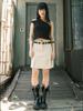 Sys A Rough Cargo Pleated Skirt [Beige]
