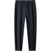 Anta Comfortable Casual Simple Straight Leg Knitted Sports Pants Women Bottoms Basic-Black 162447318S-1