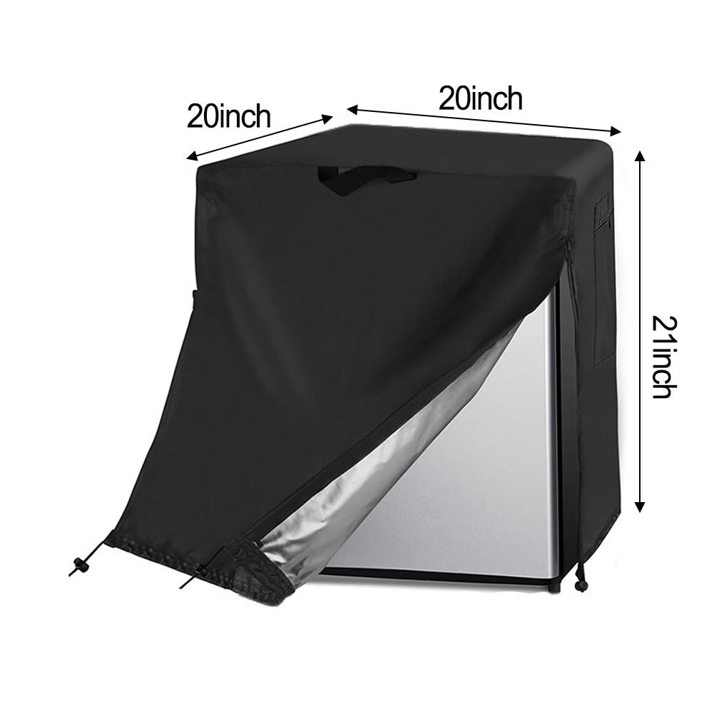 Compact Refrigerator Cover, Waterproof&Dustproof Cover For Beverage Refrigerator Adjustable Covers For Home Appliances Parts