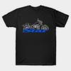 Men Black Print T-shirt Yamaha V-Star 250 2013-2025 No-Cut Transfer Paper Print Cotton Tshirt