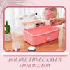 Jewelry Case Storage Case Nail Art Box Desktop Organizer Portable Storage Box  Student Stationery