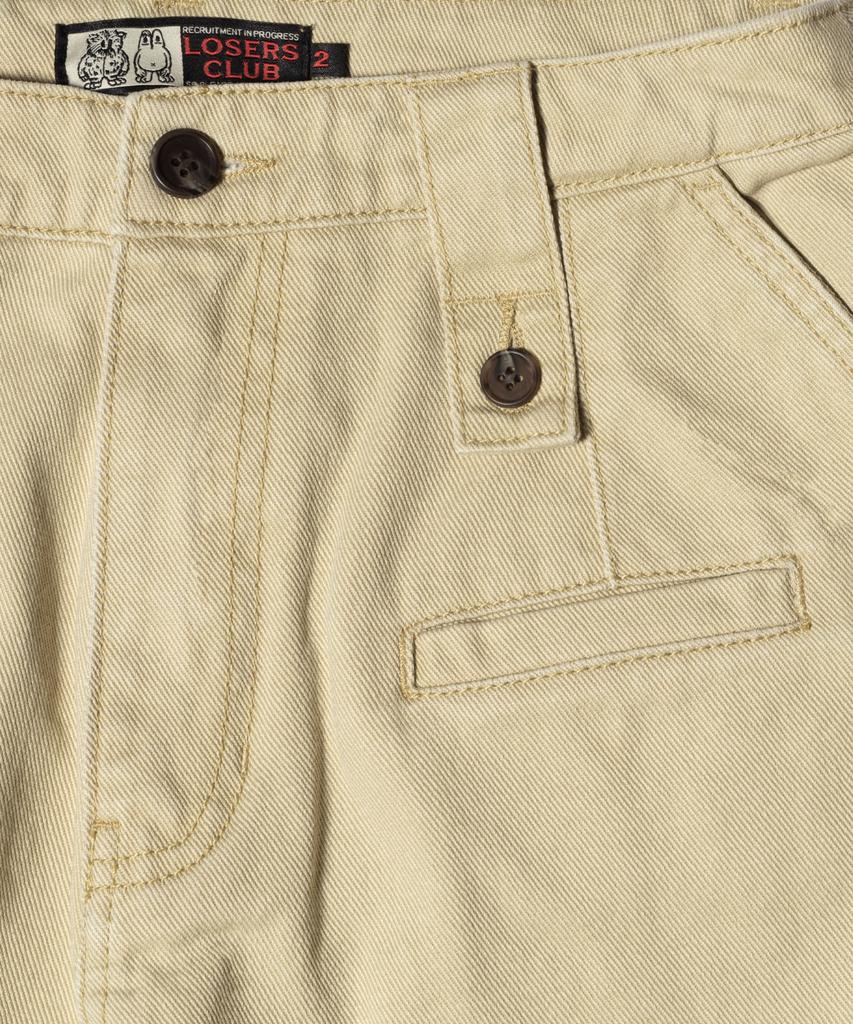 Lujeoseukeulleob Multi Cargo Pocket Wide Cotton Pants ( 3 Colors )
