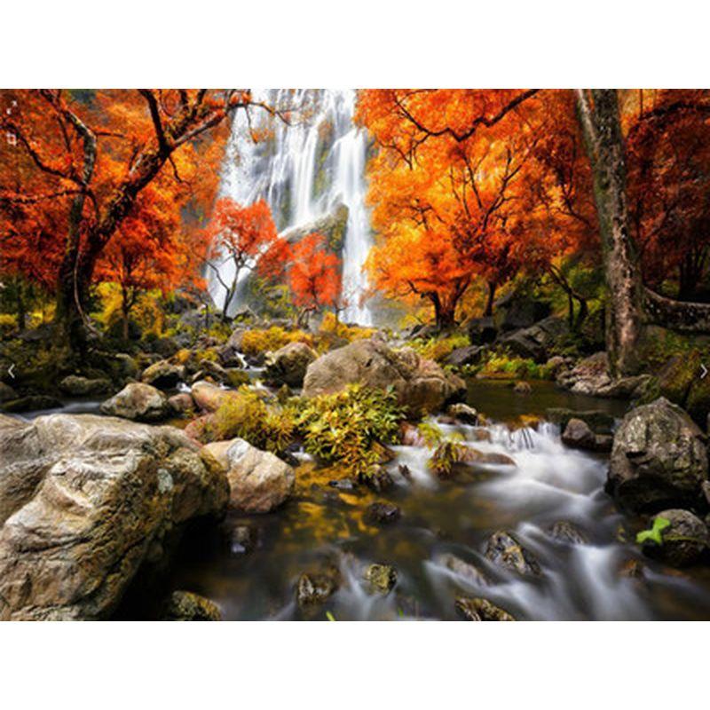 5d Diy Diamant Complet Rotund Pictură Peisaj Diy Diamant Broderie Cusă De Cruce Decorare Acasă