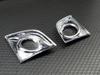 BRIGHTZ Chrome Fog Light Type for Wagon R MH22S Compatible with MH and 22 Wagon and Wagon R Covers, A, (FOG-COV-199), MH22, H22, R, Owl, (Part Number