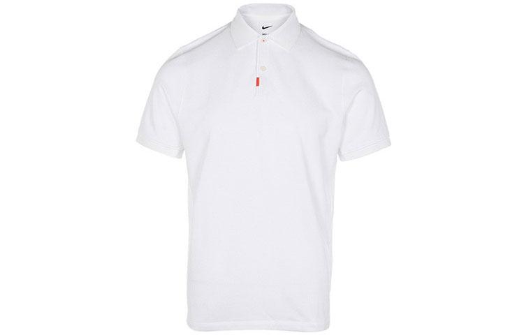 

Nike Polo Shirts Men s White Polo Collar Moderate Straight Fit DB3264-100 XXL