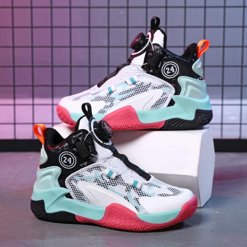 New children's sports running shoes spring and autumn breathable boys mesh students girls comfortable training shoes basketball shoes