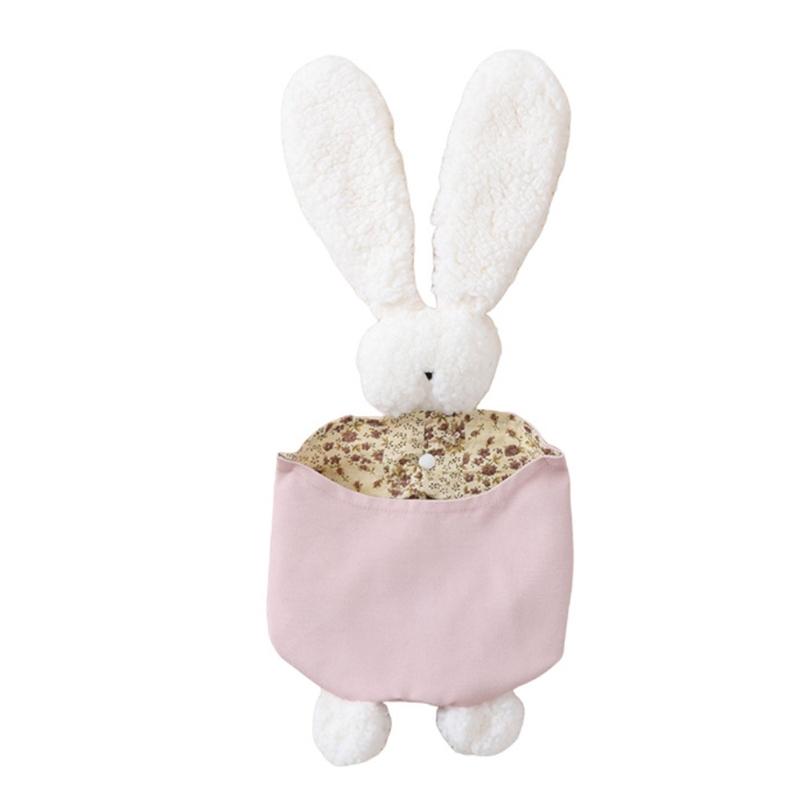 

Подвесная сумка-органайзер для детской кроватки, большой вместимости, для пустышек и салфеток, прорезыватель для детской комнаты, для путешествий розовый