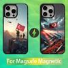 T-Turkish Flag Phone Case  For iPhone 16,15,14,13,12,11,Pro,Max,Plus,Mini,Magsafe,Magnetic Wireless Charging Case