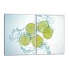 Glas-Kochfeld-Schutzplatte 2x40x52 Limette