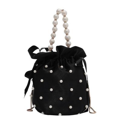 Harujio Trekkoordtas, Schoudertas, Feesttas, Dames, Handtas, Parel Pouch, Yukata, Klein, Stijlvol, Schattig, Perfect voor Bruiloften, Gelegenheden,
