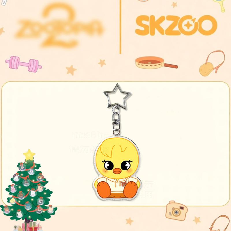 Skzoo Stray Kids × Zootopia 2 Collaboration Acrylic Keychain Merchandise Birthday Gift