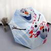 Disney Olaf,Frozen,Autumn Manual Opening and Closing Umbrella, 8-Rib Reinforced Folding Design, Lightweight