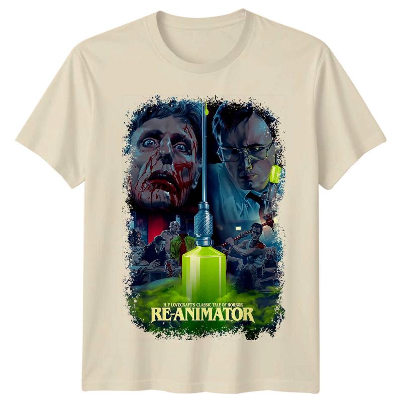 Reanimator () Movie Poster Inspired Tshirt Retro Tee Unisex
