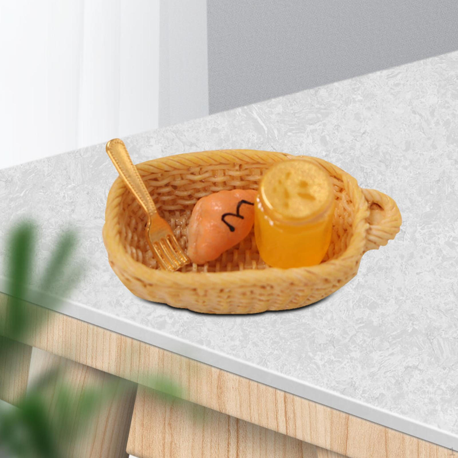 

1:12 Doll House Accessories, Model Pastry Toy, Dollhouse Bathroom Set ,Pretend Food ,Miniature Style D