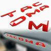 Tailgate Letter Emblems For Tacoma 2016- Rear Trunk Exterior Decal Gloss Red