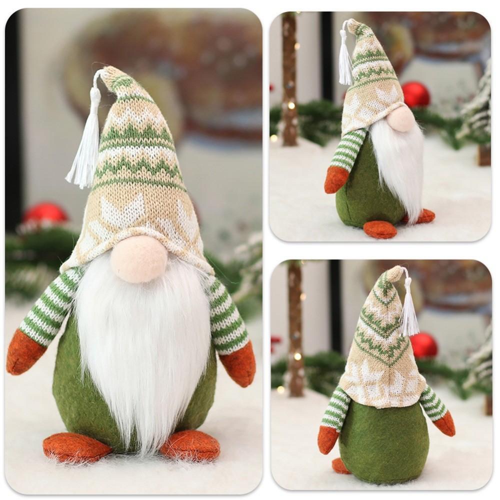 Rudolph Faceless Person Decoration Pendant Christmas Decoration Plush Doll Window Display New Year Gift