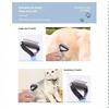 Pet Grooming Dematting Comb Double Sided Safe Blades Non Slip Handle For Dogs Cats Long Haired Pets Grooming