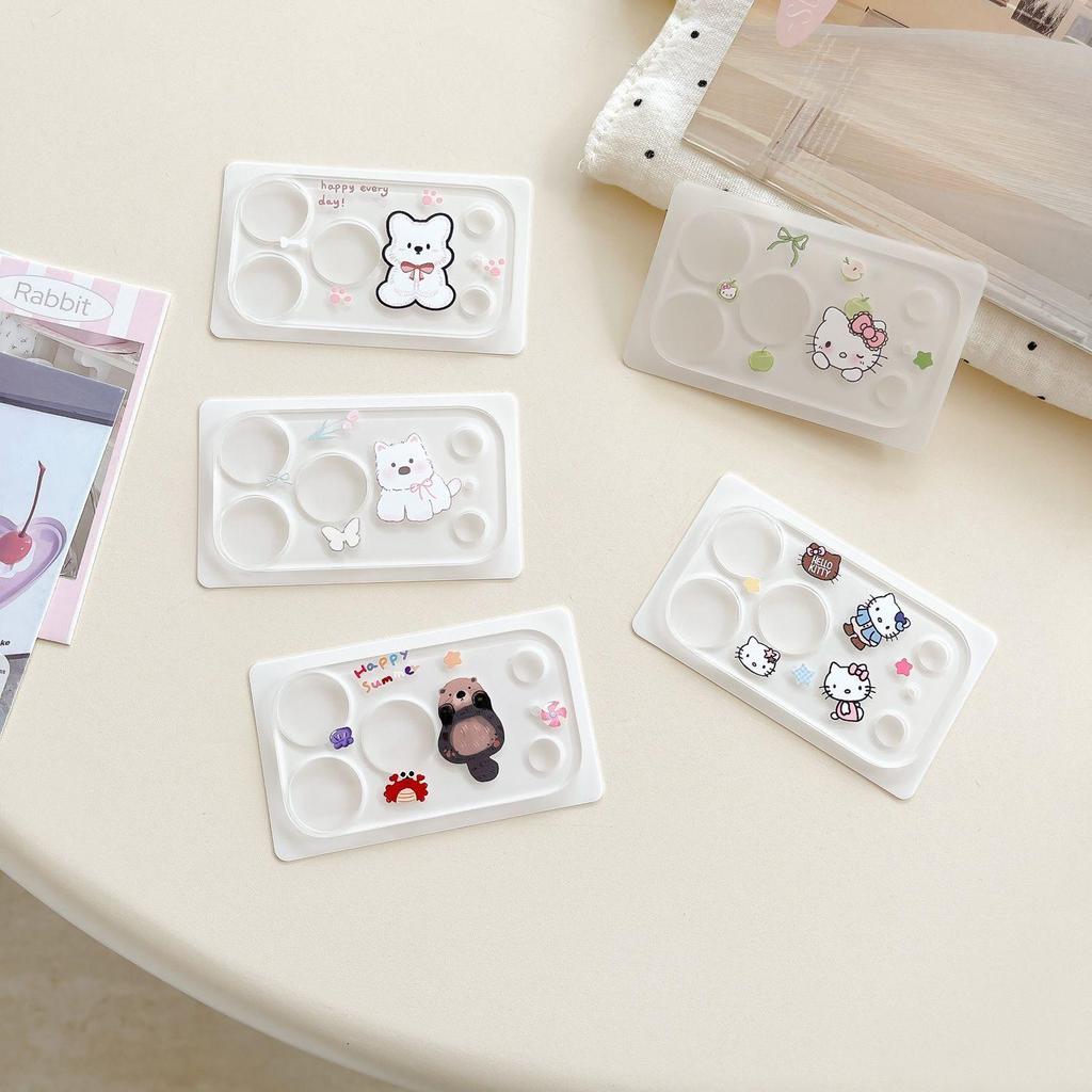 Adorable iPhone 17 Pro Max Lens Sticker: Little Bear & Kitty Camera Decoration with Pen Holder and Nail Stickers!