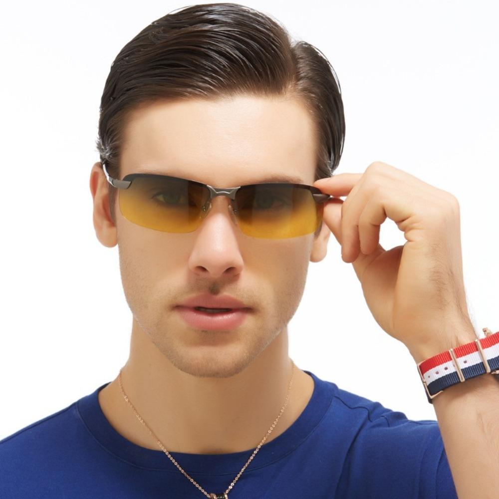 aoron Polarized Driving Glasses Day and Night Glasses Anti-glare and Anti-high Beam Glasses