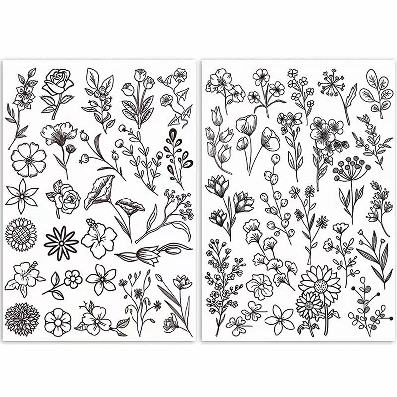 2pcs Embroidery Paper Water Soluble Stabilizer Paper for Embroidery Crafts Cross Stitch DIY Handmade Clothes Sewing Accessories