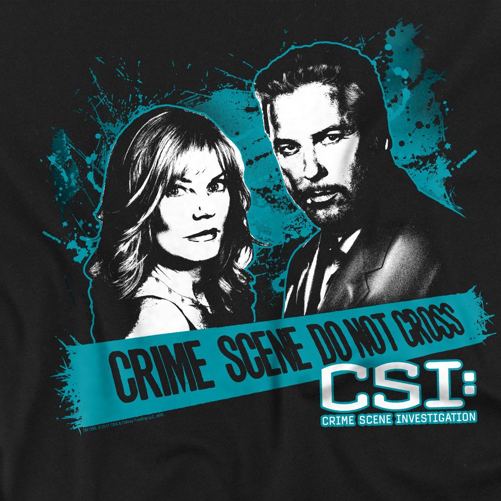 CSI Mens Cross the Line T-Shirt